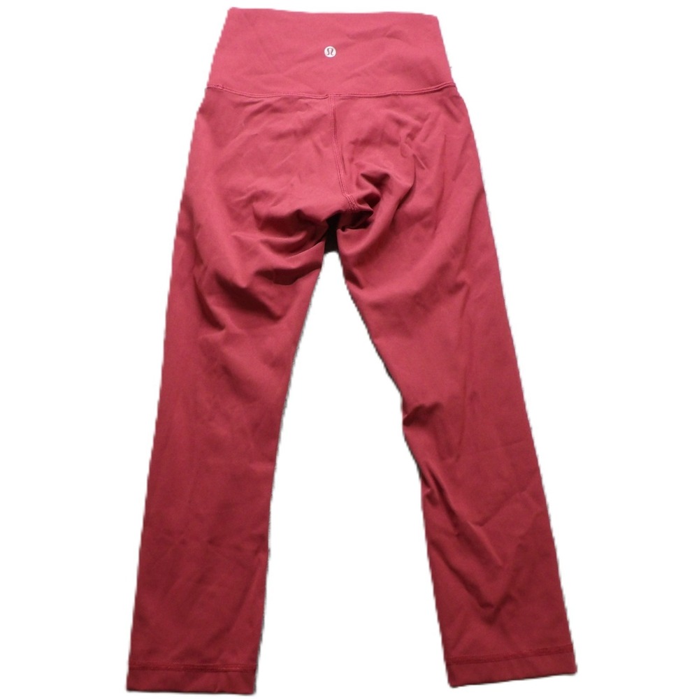Lululemon Wunder Under Women 2 Chianti Luxtreme High Rise Crop 21 Yoga Leggings